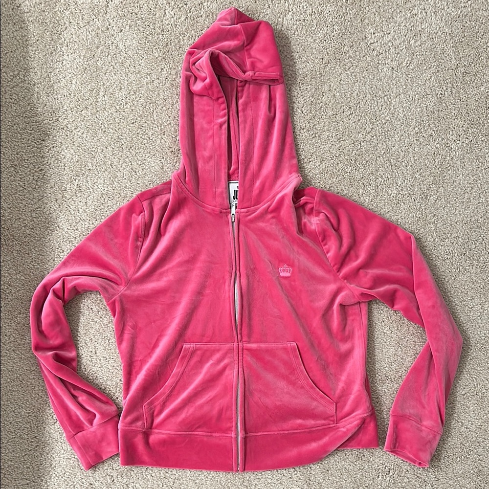 Juicy Couture Pink Velour Track Suit